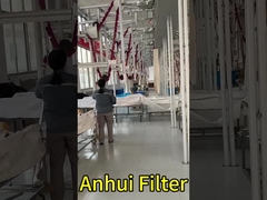 Sacs à filtre antistatiques en polyester 550GSM Membrane en PTFE pour le collecteur de poussière