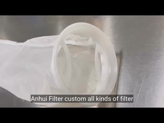 Sacs filtrants liquides en nylon PP polyéther pour l'industrie du traitement des eaux usées