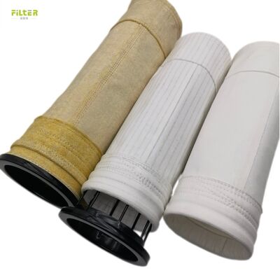 Qualité  PPS, fiberglass, aramid filter sleeves for boiler, cement plant, incinerator flue gas dust removal. Usine