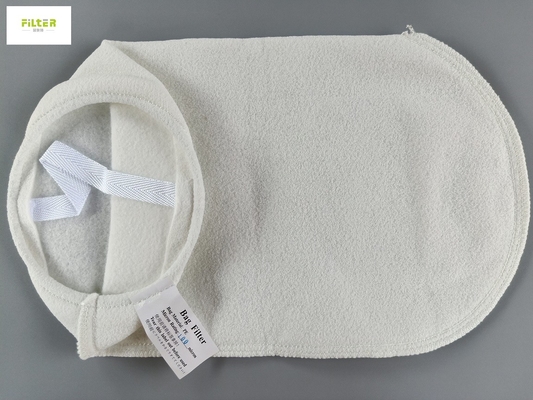 Ring Welded Liquid Filter Bag de plastique pp/PE/maille en nylon 100 microns
