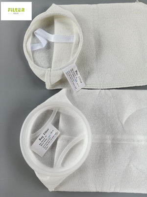 Polyester de polypropylène sachet filtre de 100 microns avec le fil chaud de fonte/couture