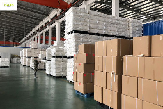 450 - sachets filtre à hautes températures Nomex Aramid PPS P84 d'industrie cimentière 550g