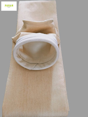 Le filtre à air à hautes températures de la poussière de Nomex met en sac pour l'industrie cimentière