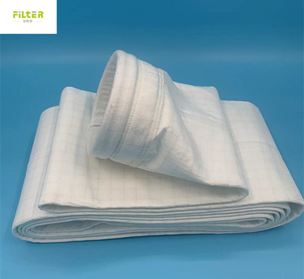 Anti sachet filtre statique tourné de polyester collé pour l'usine sidérurgique