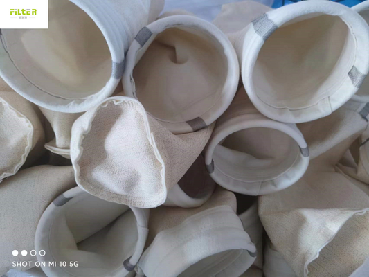 Fibre de verre de PPS P84 PTFE de polyester de Nomex Aramid de sachet filtre de collecteur de poussière