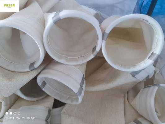 Douilles à hautes températures adaptées aux besoins du client de filtre de 550GSM Nomex Aramid pour l'industrie de la poussière