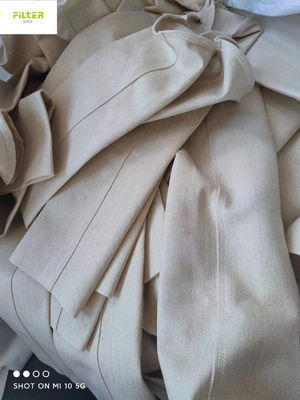 Douilles à hautes températures adaptées aux besoins du client de filtre de 550GSM Nomex Aramid pour l'industrie de la poussière