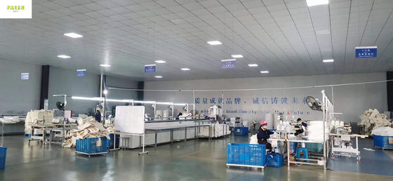 Le polyester industriel Nomex Aramid filtrent des douilles pour la culotte de ciment d'usine sidérurgique