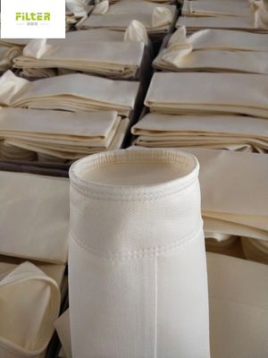 Le polyester industriel Nomex Aramid filtrent des douilles pour la culotte de ciment d'usine sidérurgique