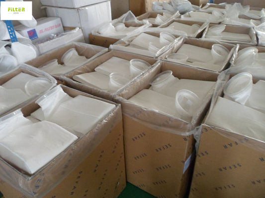 Pp 1 micron sachet filtre liquide 7" de 200 microns X32 » avec l'anneau en plastique
