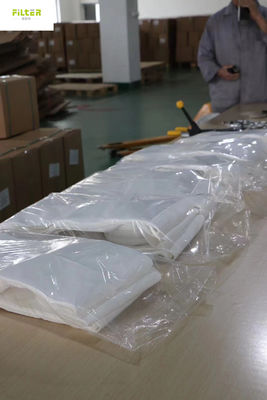 Sachet filtre plissé blanc fait sur commande de dépoussiérage de PTFE pour le collecteur de poussière