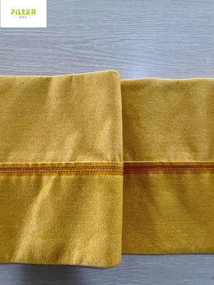 Sachets filtre non tissés à hautes températures de la poussière de P84 PPS pour la filtration de gaz de fumée de four à ciment