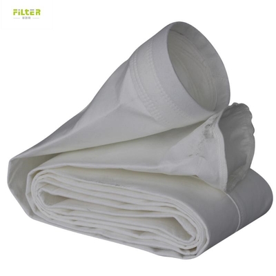 Sac de filtre en polyester à haute résistance pour le collecteur de poussière de l'usine de ciment 1-200um