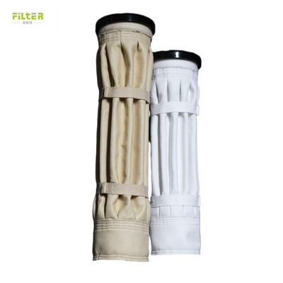Sacs à filtre à poche pour collecteur de poussière Polyester Noméx Filtre à chaussettes plissées