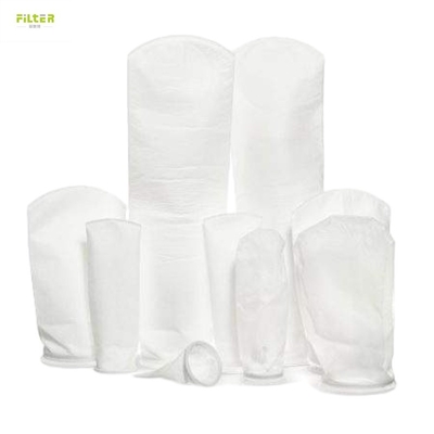 Sac de filtre liquide cousu / soudé avec 0,5-300 microns PE / PP / NMO / PTFE