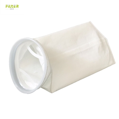 Matériau des sacs filtrants liquides PE / PP / NMO / PTFE Résistance aux températures élevées