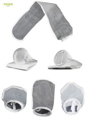 Sac de filtre à liquide résistant aux produits chimiques disponible en nylon polyester et en polypropylène pour l'industrie
