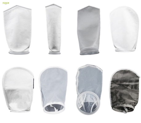 Sacs filtrants pour liquide de qualité industrielle de polyester de nylon à haute température et de polypropylène