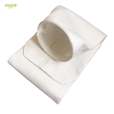 Sac de filtre en polyester de taille personnalisée à haute température de fusion pour les environnements humides et acides