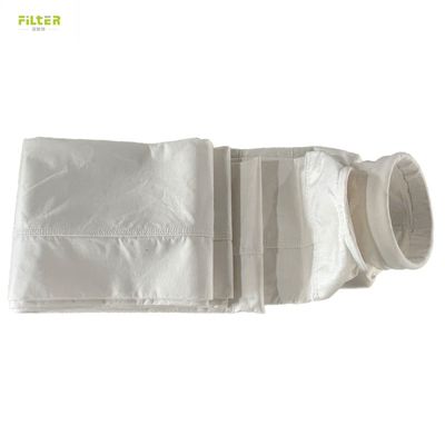 Filtre à aiguille Nomex PTFE Polyester Filtre à poussière Manche PPS Collecteur de poussière Filtre à sacs Pour l'usine de ciment Asphalt 450-550GSM