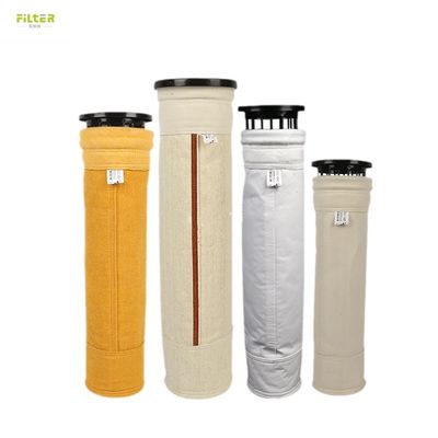 Sac de filtre antistatique industriel personnalisé avec membrane en PTFE pour les besoins de filtration à haute température