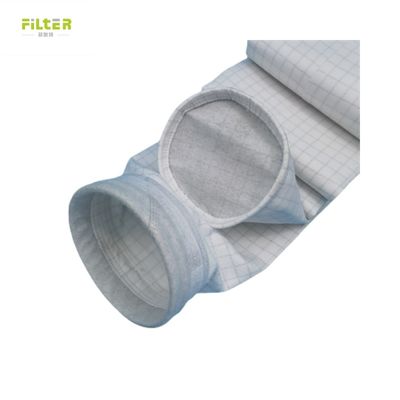 Sac filtrant en Nomex 550gsm pour dépoussiéreur, sac filtrant à air 130X5000mm