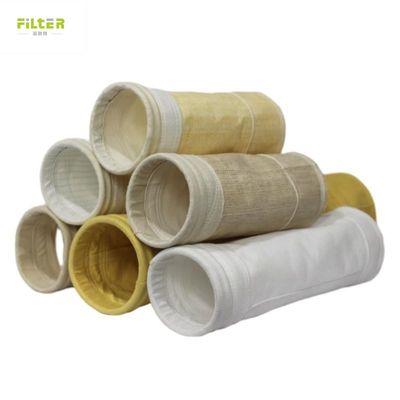 High temperature filter bag Nomex Aramid PTFE PPS non-woven filter for Dust Collector
