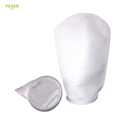 Sac de filtre liquide durable fabriqué à partir de polyester de nylon et de polypropylène avec filament lisse et sans goutte de matériau pour la filtration des liquides