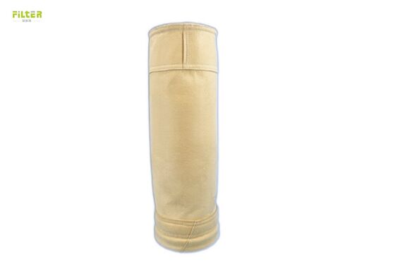 Sac de filtre en fibre de verre durable conçu pour une résistance à haute température et à la corrosion dans les usines de ciment, d'acier et de produits chimiques