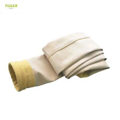 Sacs filtrants P84 de taille personnalisée fabriqués à partir de tissu filtrant P84 de 550 g/m² pour divers systèmes industriels de dépoussiérage et de filtration
