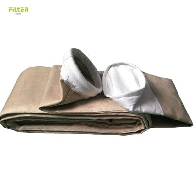 Sacs filtrants industriels en PPS avec sac filtrant pour dépoussiéreur en fibre de PPS pure à 100 %