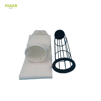 Sacs filtrants haute température Polyester Nomex PTFE PPS P84 Fibre de verre Feutre industriel pour dépoussiérage Ciment Charbon Mine Acier