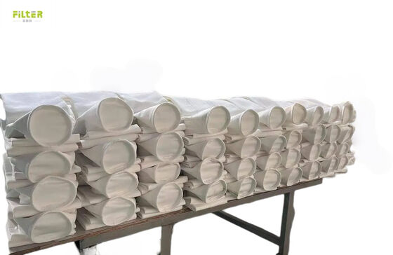 Sacs filtrants industriels offrant des solutions de collecte de poussière pour les usines sidérurgiques des mines de ciment et de charbon avec diverses options de fibres