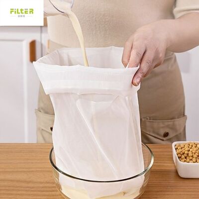 Catégorie comestible réutilisable de sachet filtre de lait de soja de maille fine