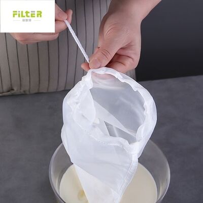 Foodgrade Nylon Juice Strainer Bag Washable Fine Mesh Filter for Fruit Vegetable Juice