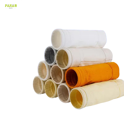 Sac de filtre à aramide industriel avec filtrage par aiguille et fond renforcé pour une efficacité accrue de la collecte de poussière