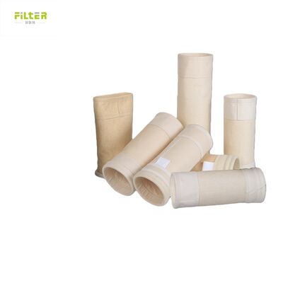 Sac de filtre à aramide industriel avec filtrage par aiguille et fond renforcé pour une efficacité accrue de la collecte de poussière