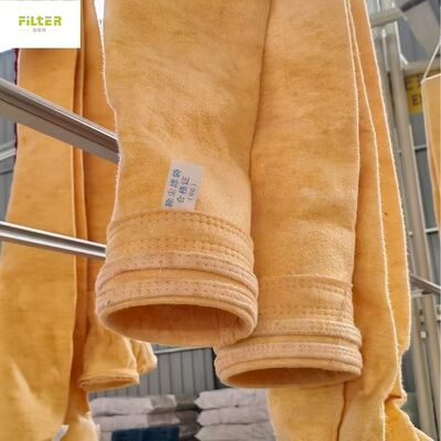 Sacs filtrants P84 personnalisables produits avec un tissu filtrant P84 de 550 GSM pour divers systèmes de dépoussiérage industriels