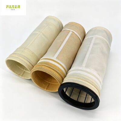 Sac filtrant en fibre de verre résistant aux acides pour la filtration des gaz de combustion de four à ciment