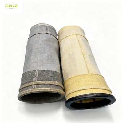 Fabrication Sacs de filtre à poussière en fibre de verre aramid PPS à haute température pour la maison de sac