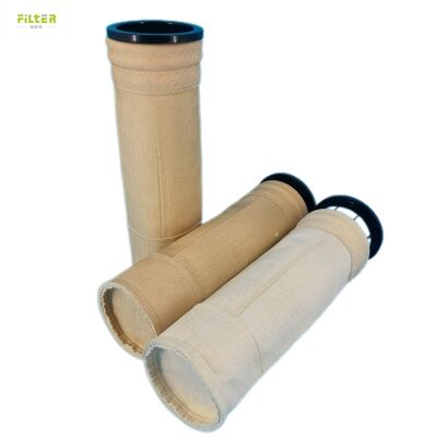 P84 PPS Polyester PTFE Filtre à haute température industriel pour éliminer les poussières des gaz de combustion