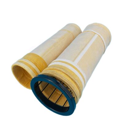 P84 Sac de filtre à poussières à base de polyimide pour système d'élimination des poussières des gaz de combustion