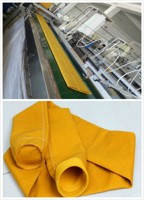 résistance de membrane des sachets filtre PTFE de l'usine P84 du ciment 550GSM à l'acide