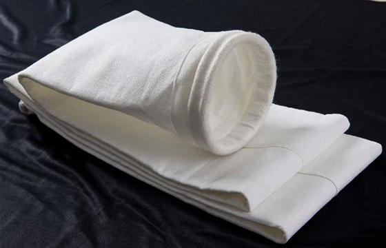 Le collecteur de poussière de ciment de trou d'air met en sac le sachet filtre de polyester de filtration de la poussière