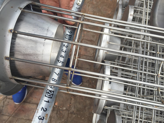 Cages de soutien de poussière de sac professionnel de collecteur avec le tube de Venturi