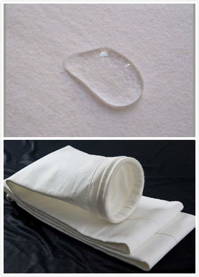 Sachet filtre 450GSM~550GSM de polyester de produit hydrofuge de pétrole et pour l'usine sidérurgique