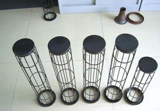 Stérilisez la cage à hautes températures galvanisée de sachet filtre de silicium/la forme de soutien de coutume cages de sac
