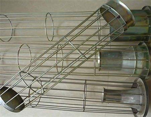 Le sachet filtre de Baghouse d'acier au carbone met en cage la taille adaptée aux besoins du client de haute résistance