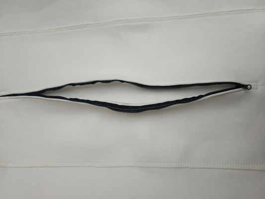 Ba blanc adapté aux besoins du client de filtre de polyester, sachet filtre de la poussière de traitement de l'eau