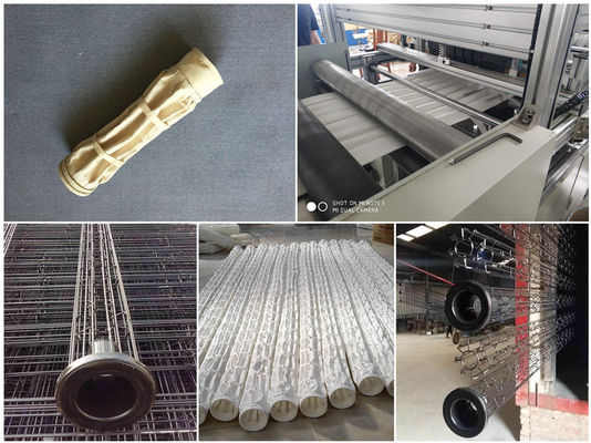 Polyester de centrale/Aramid/sachets filtre de collecteur poussière de PPS/PTFE